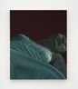 Figure in Lead after Suddenly in the Dark by Mia Middleton contemporary artwork Painting