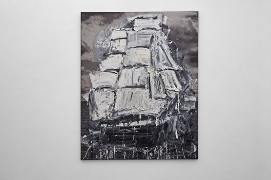Ship by Marcus Harvey contemporary artwork Mixed Media