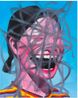The Crowd by Yue Minjun contemporary artwork Painting
