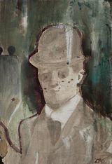 A KGB Like Photographer by Zhao Yang contemporary artwork painting