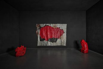 Contemporary art exhibition Group exhibition Human Traces Presence Absence and Material Memory at Axel Vervoordt Gallery Antwerp Belgium