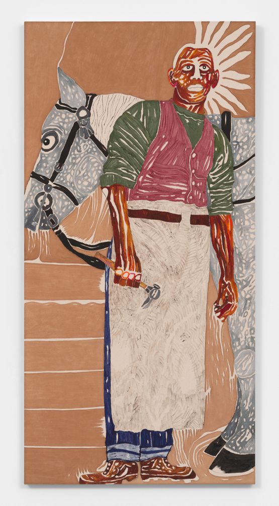 Sun Farrier by Chase Hall contemporary artwork Painting