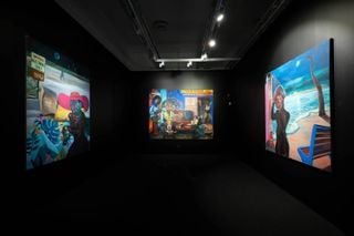 Contemporary art exhibition Ndidi Emefiele Inarrestabile at Palazzo SUMS City of San Marino