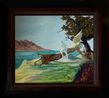 Of Earth and Sky Norwegian Wood by Jason Greig contemporary artwork Painting