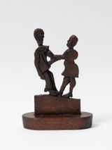Untitled Dancing Couple by Frank Walter contemporary artwork sculpture