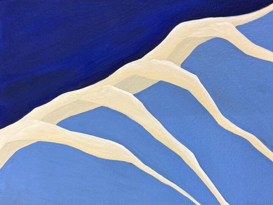 Study for Light and Matter I by Artemis Kotioni contemporary artwork Works on Paper