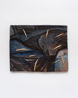 Tempestade com Quiabos Turner  Storm with Okras Turner by Erika Verzutti contemporary artwork painting