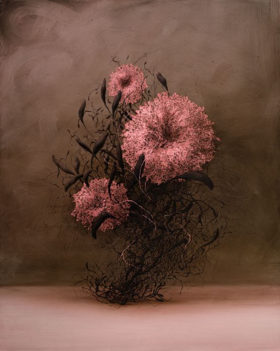Made in the dark by Enrico Minguzzi contemporary artwork Painting