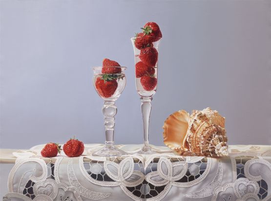 Summer Elegance by Mi Qiaoming contemporary artwork Print
