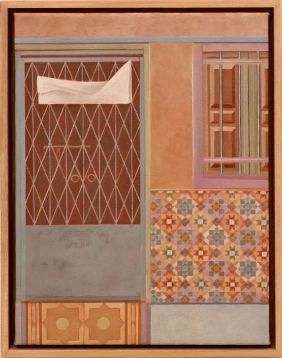 facade iv by Noor Mahnun Anum contemporary artwork Painting