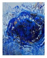 Sarah laughing by Maggi Hambling contemporary artwork painting
