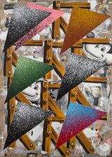 Untitled Love is a Dog from Hell by Barry Reigate contemporary artwork painting