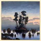 Troubled Waters by Alexander McKenzie contemporary artwork painting works on paper