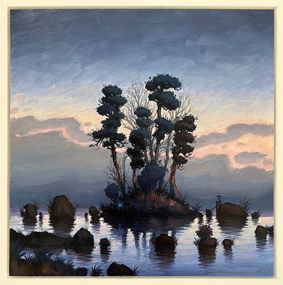 Troubled Waters by Alexander McKenzie contemporary artwork Painting