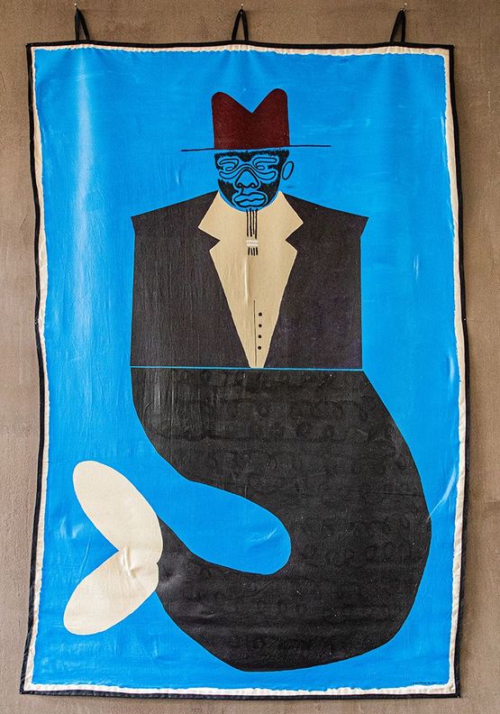 The Musician by Joy Yamusangie contemporary artwork Painting