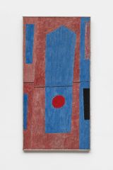 Fachada com janela Facade With Window by Alfredo Volpi contemporary artwork painting