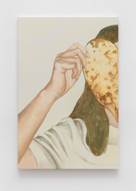 Heart Shaped Bread Left by Xiao Hanqiu contemporary artwork Painting