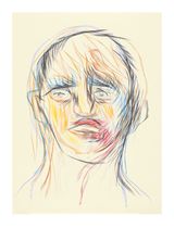 Face and Mask 35 by Carlos Amorales contemporary artwork drawing works on paper