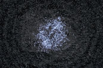 Contemporary art exhibition Leo Villareal Harmony of the Spheres at Pace Gallery Palo Alto United States