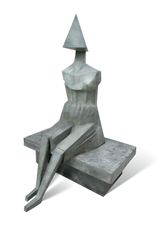 Little Girl III 1987 by Lynn Chadwick contemporary artwork sculpture