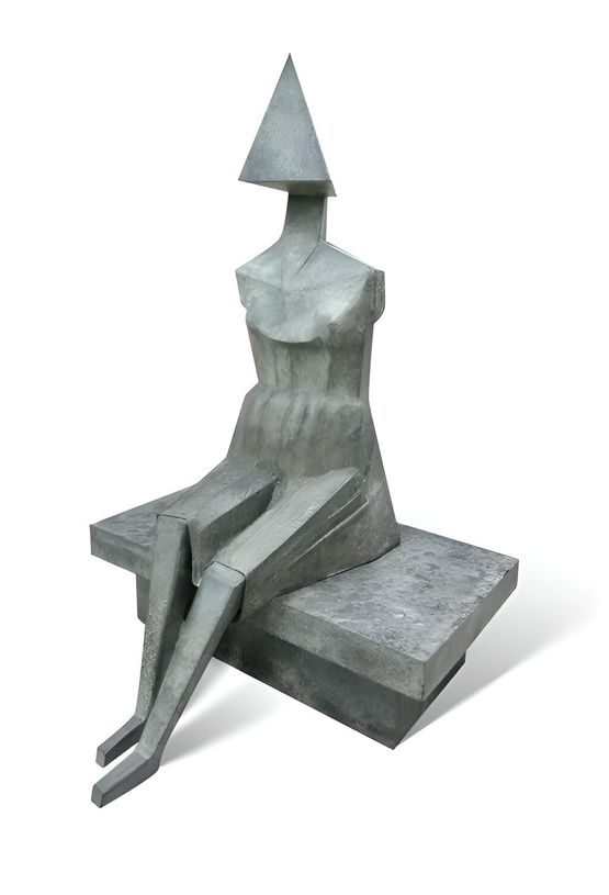 Little Girl III 1987 by Lynn Chadwick contemporary artwork Sculpture