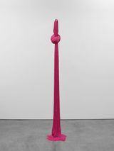 Nudo 25 magenta by Olga De Amaral contemporary artwork painting