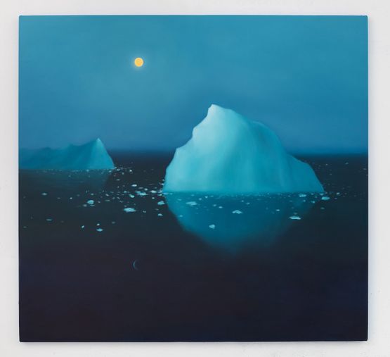 Glacier by Sarah Lee contemporary artwork Painting