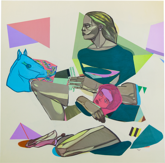 The Vessel of Becoming 01 by Natnael Ashebir contemporary artwork Painting