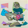 The Vessel of Becoming 01 by Natnael Ashebir contemporary artwork Painting