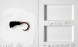Diptic amb brotxa by Antoni Tapies contemporary artwork mixed media painting works on paper