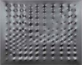 Superficie argento by Enrico Castellani contemporary artwork painting