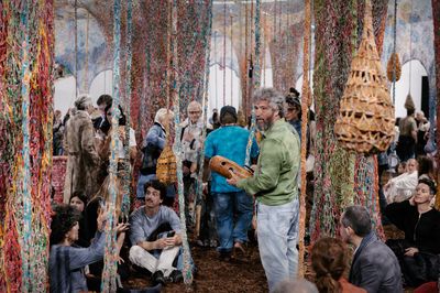 Ernesto Neto Nosso Barco Tambor Terra our boat drum earth