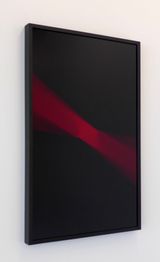 Convergence Red by Andrew Beck contemporary artwork mixed media