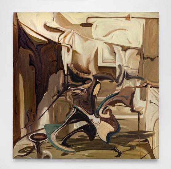 Contorted self  It shines differently here by Luke Agada contemporary artwork Painting