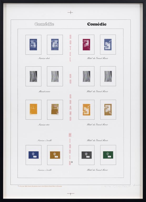 Comedie by Marcel Broodthaers contemporary artwork Print