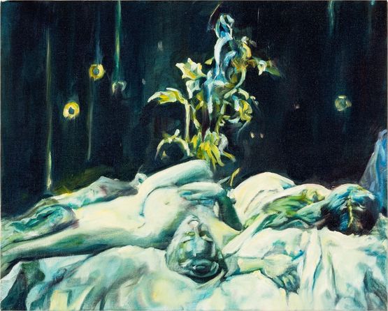 Perche non mi amavi poco fa by Iva Lulashi contemporary artwork Painting