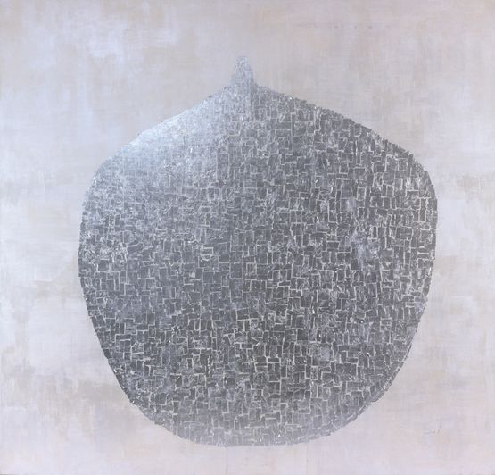 Silver Offering II by Pinaree Sanpitak contemporary artwork Painting