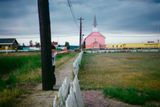Pointing at the Church by Rene Balcer contemporary artwork print