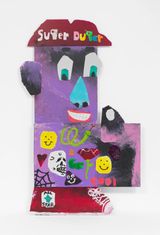 Super Duper Man by Sammy Binkow contemporary artwork painting sculpture works on paper