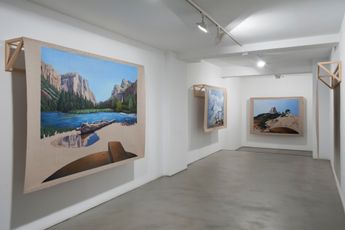Contemporary art exhibition Gabriela Bettini Topografia del borrado at Sabrina Amrani Madera 23 Madrid Spain