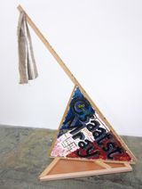 Traveling Barricade by Mike Cloud contemporary artwork installation