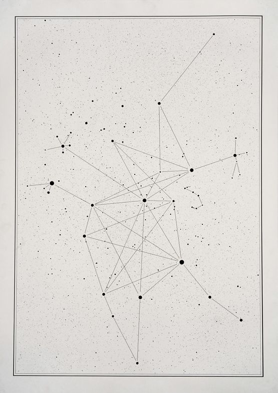 I saw all the letters in all the stars 16 by Timo Nasseri contemporary artwork Painting