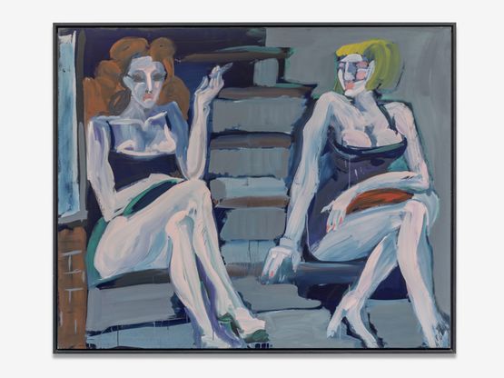 Potsdamer Strae by Karl Horst Hodicke contemporary artwork Painting