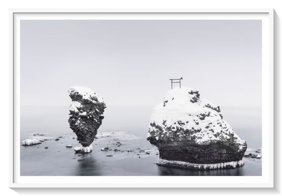 Ebisu and Daikoku Hokkaido by Ulana Switucha contemporary artwork Print