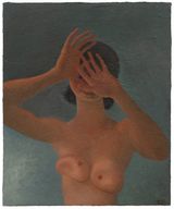 Shyness by Yan Bingqing contemporary artwork painting