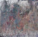 Rocas y Flores by Dennis Miranda Zamorano contemporary artwork painting