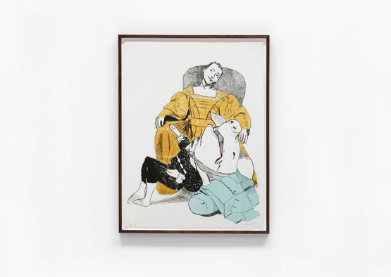 Unhappy Courtship by Paula Rego contemporary artwork Print