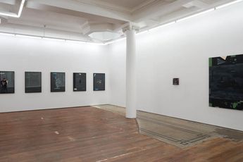 Contemporary art exhibition Shane Cotton Blank Geometry at Lett Thomas Karangahape Road New Zealand