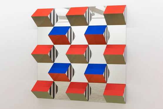 Work III by Daniel Buren contemporary artwork Installation