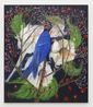 Portrait of a Blue Bird Night Song After Picabia 2023 by Ann Craven contemporary artwork Painting